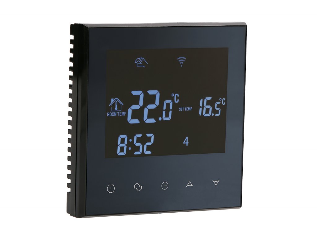 Aluzan Class B-3 WiFi, programmierbarer Raumthermostat zur Kesselschaltung, fernsteuerbar über Android- oder iOS-App