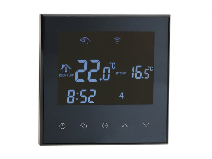 Aluzan Class B-3 WiFi, programmierbarer Raumthermostat zur Kesselschaltung, fernsteuerbar über Android- oder iOS-App