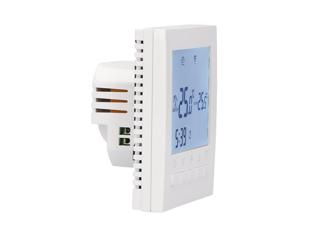 Aluzan B-3 WiFi, programmierbarer Raumthermostat zur Kesselschaltung, fernsteuerbar über Android- oder iOS-App